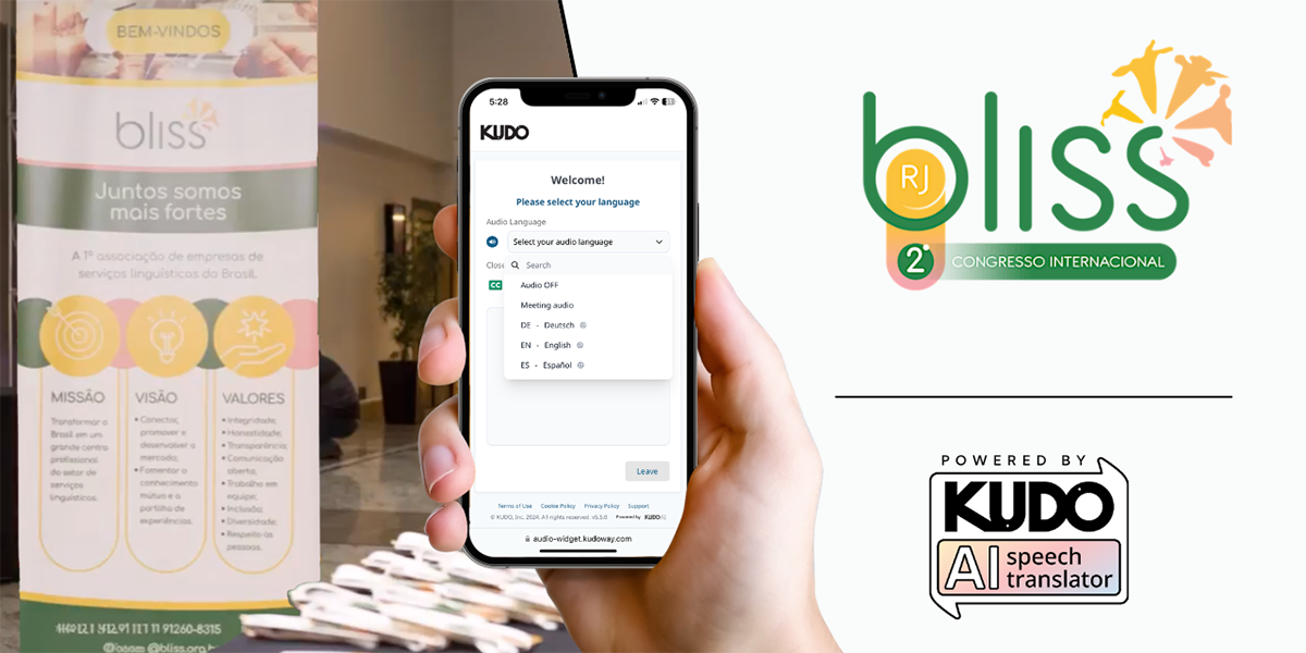 BLISS Partners with KUDO to Make 2nd International Conference Accessible in Multiple Languages