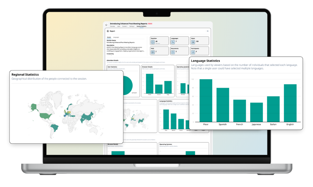 KUDO Introduces Enhanced Post-Meeting Reports; Now Available to All Clients at No Additional Cost