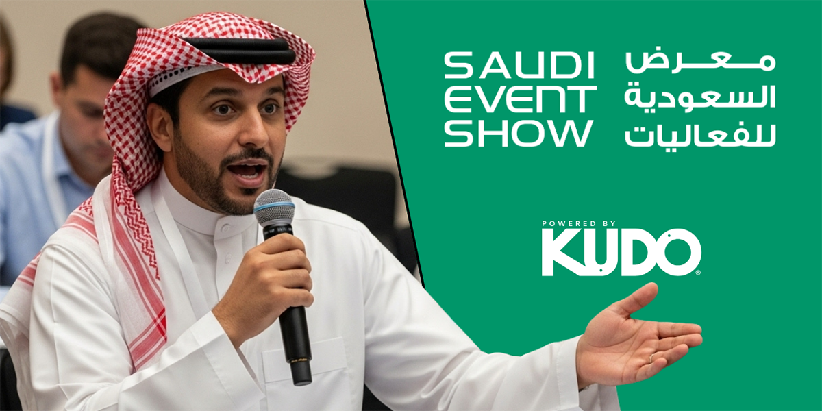 KUDO brings AI Speech Translation to Saudi Event Show 2025